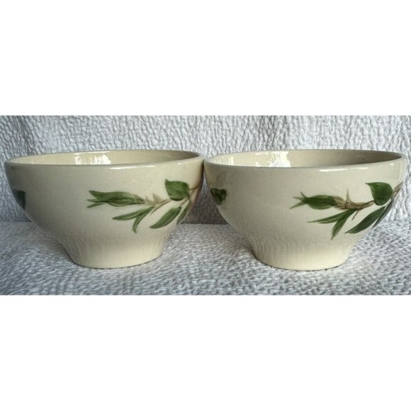 Franciscan Dinnerware (2) Desert Rose Coffee Cups  Made In USA Mark In Brown EUC - Picture 3 of 11